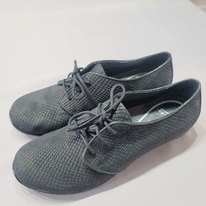 Dansko Leather Snake Printed Black Loafer Women's 10 US/ 40 EU